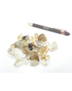 Topaz; crystal pieces, loose, Spitzkoppe, Namibia; 25 g