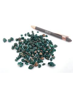 Dioptas xx; loose crystals, Kaokoveld, Namibia; 25 g