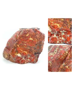 Jaspis; rot, Südafrika, 26,5 kg; MS, Einzelstück