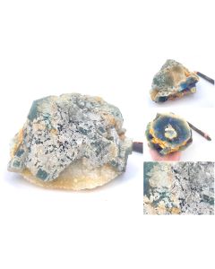 Fluorite xx; Uis, Namibia; Cab, single piece