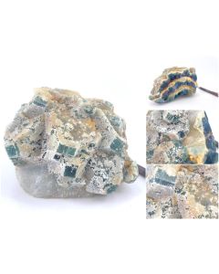 Fluorite xx; Uis, Namibia; Cab, single piece