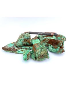 Garnierite; partly with crystals, Sulawesi, Indonesia; 1 kg