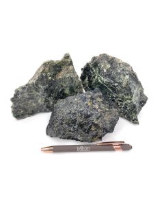 Jade; real!, dark green, Java, Indonesia; 1 kg