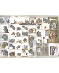 Mixed minerals; Oberschulenberg, Harz, Germany; 1 flat