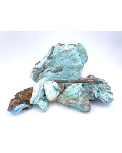 Gibbsite; blue, Laurion, Greece; 1 kg