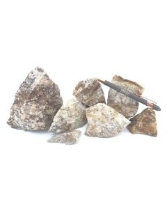Rare earth ores (e.g. lanthanum, cerium, etc.), partly UV-active!; Bolivia; 1 kg