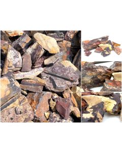 Pyrophyllite; hard soap stone, multicolour, Namibia; 10 kg