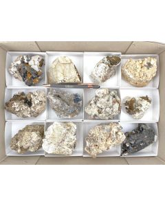 Feldspar xx, smoky quartz xx, aegirine xx, with pseudomorphs; Mt. Malosa, Zomba, Malawi; 1 flat, Unique specimen