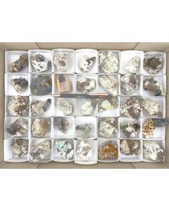 Smoky quartz xx, Feldspar xx on matrix; Mt. Malosa, Zomba, Malawi; 1 flat, unique