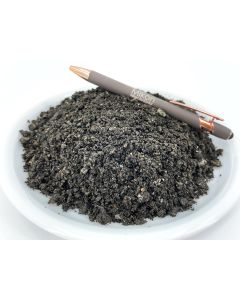 Black sand (schorl); black tourmaline, Namibia; 1 kg
