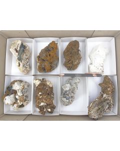 Feldspar, Aegirine, Siderite, Pseudomorph xx; on matrix; Mt. Malosa, Zomba, Malawi; 1 flat, unique