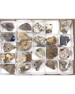 Aegirine, Zircon, Smoky Quartz, Siderite, Pseudomorph etc. xls; Mt. Malosa, Zomba, Malawi; 1 flat, unique