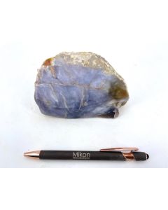 Chalcedony blue, polished on one side; Indonesia; Single piece 0,72 kg