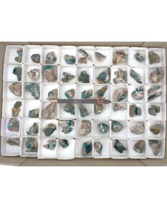 Pseudomalachite xls (small pieces); Kitwe, Zambia; 1 flat
