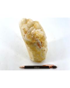 Chalcedony white, yellow, drusy, completely polished; Indonesia; Single piece 1.3 kg