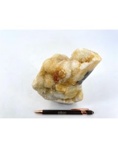 Chalcedony white, black, yellow, drusy, completely polished; Indonesia; Single piece 1.3 kg