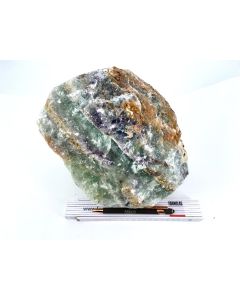 Fluorite; rainbow-fluorite, multicoloured, carving grade, Uis, 14,5 kg
