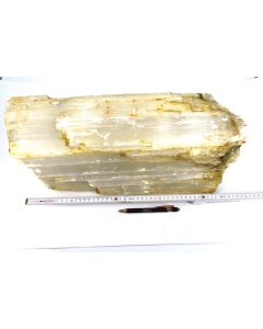 White Selenite; Midelt, Morocco; Single piece 23.55 kg