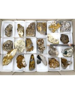 Pseudomorph, Aegirine, Quartz, Feldspar xls; Mt. Malosa, Zomba, Malawi; 1 flat, unique
