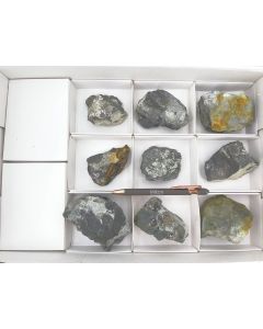Rossite xls, Metarossite xls, etc.; Colorado, USA; 1 half size flat; unique piece (2)