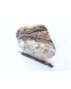 Eudialite, Melinophane, etc.; Musquiz, Mexico; single piece 1.9 kg