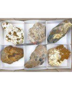 Bastnäsite- Pseudomorph xls, Siderite xls, Aegirine xls; Mt. Malosa, Zomba, Malawi; 1 flat; unique piece (377)