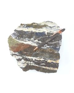 Chalcopyrite, Galena, Sphalerite; Wiemannsbucht, Bad Grund, Harz, Germany; 5.6 kg, large Cab, single piece