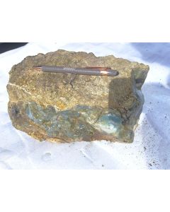Fossil (petrified) wood with opal; Garut, Java, Indonesia; Single piece 9.95 kg