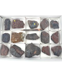 Hematite "Kidney ore", Ilfeld, Harz, Germany; 1 flat, unique piece (19)