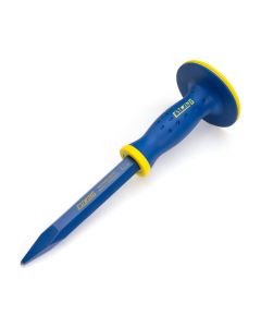Estwing stone chisel with pointed tip and handle protection (comfort grip)
