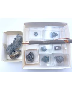 Hematite xx; N' Chwaning Mine, South Africa; flat; 9 pieces
