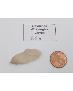 Lybian Desert Glas (Tektite); Libya, piece 4 cm; 6,6g