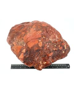 Jaspis (Jasper); red-brecciated; Namibia; 10.7 kg; single piece