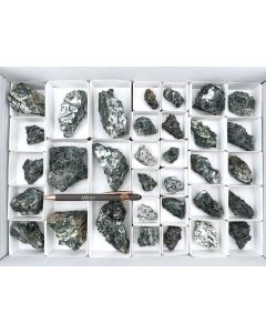 Chrom-Aktinolite xln; Wannigletscher, Binntal, Switzerland; 1 unique flat