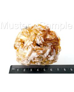 Barite xls); Mibladen, Morocco; Scab