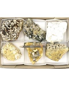 Feldspat xx, Rauchquarz xx, Aegirin xx; Mt. Malosa, Zomba, Malawi; 1 Steige, Unikat (519)