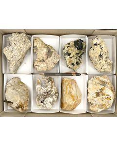 Feldspat xx, Quarz xx, Aegirin xx; Mt. Malosa, Zomba, Malawi; 1 Steige, Unikat (534)