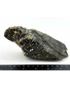 Rauchquarz (X), Aegirin xx; Malawi; 980 g; HS; Einzelstück (26)