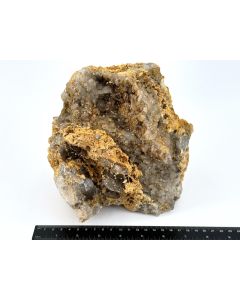 Rauchquarz (X) & xx, Feldspat xx; Malawi; 5,18 kg; MS; Einzelstück (28)