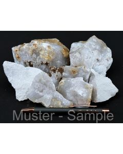 Jaspis-Quarz; Pearl Frost Jaspis; Indonesien; 1 kg