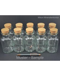 Glasflasche, 250 ml; 10 Stück