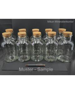 Glasflasche, 1000 ml; 10 Stück