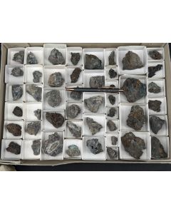 Ktenasit, Willemit, Spertiniit xx; Hettstedt, Harz, Deutschland; 1 Steige; Unikat