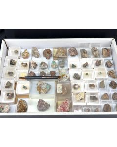 Mixit, Erythrin, Zeunerit xx; Schmiedestollen, Schwarzwald, Deutschland; 1 Steige; Unikat