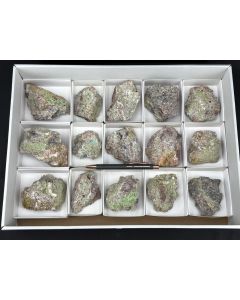 Creaseyit, Mimetesit, Wulfenit, ged. Gold xx;1 Steige; Unikat (2)