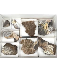 Wulfenit, Plattnerit, Hydrozinkit xx; Silver Bill Mine, Gleeson, AZ, USA; 1 Steige; Unikat (37)