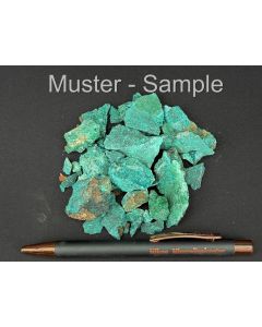 Chrysokoll + Malachit; Namibia; 100 g