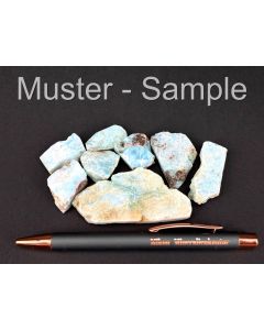 Larimar (Pektolit ); gesägt, super Qualität; Filipinas Mine, Dominikanische Republik; 100 g