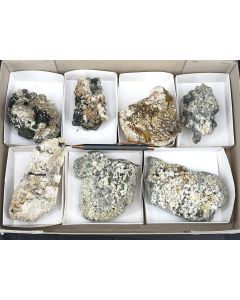 Aegirin, Zirkon, Pyrochlor xx; Mt. Malosa, Zomba, Malawi; 1 Steige; Unikat