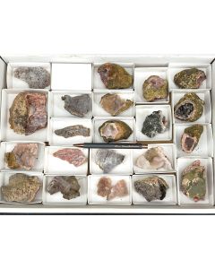 Chalcedon (Calzedon); Mibladen, Marokko; 1 Steige; Unikat